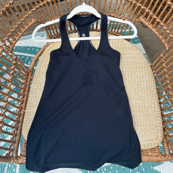 Lululemon black racerback tank - Picture 3 of 7